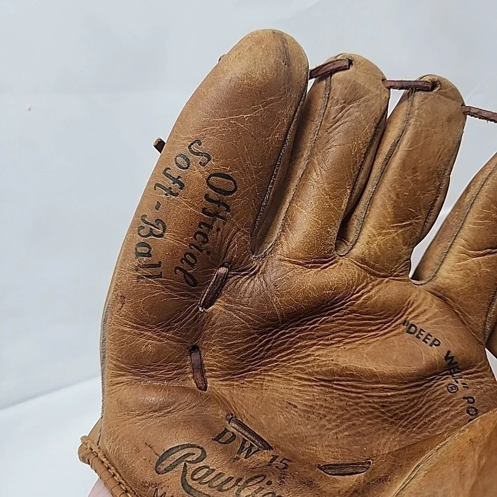 Vintage Rawlings DW15 Official‎ Softball Glove LHT